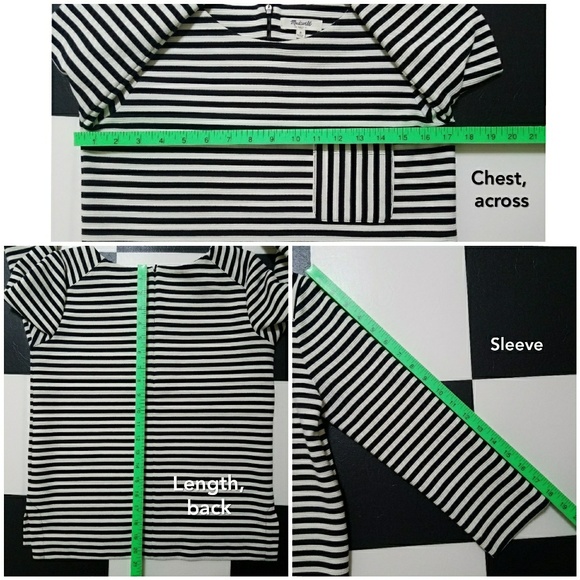 🚩 SALE MADEWELL Ridge Stripe Top S - Picture 5 of 7